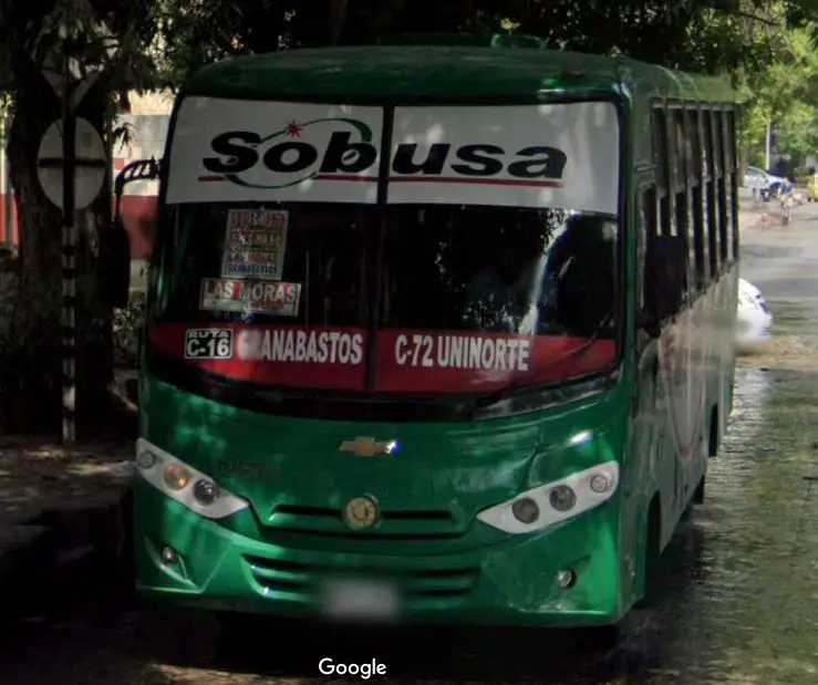 Bus de Sobusa Calle 72 Granabastos